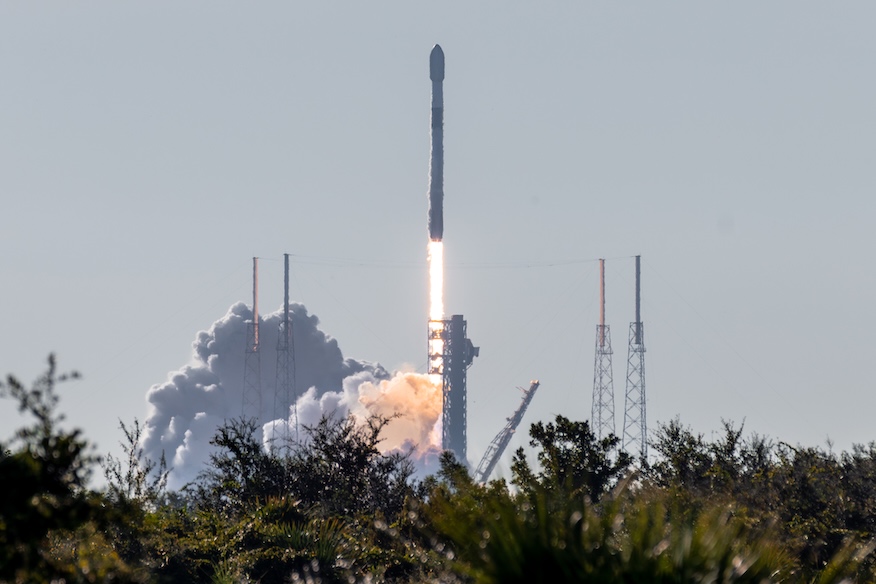 SpaceX launches 28 Starlink satellites on Falcon 9 rocket from Cape Canaveral – Spaceflight Now 20250814 starlink 10 20 liftoff ab 1.jpg