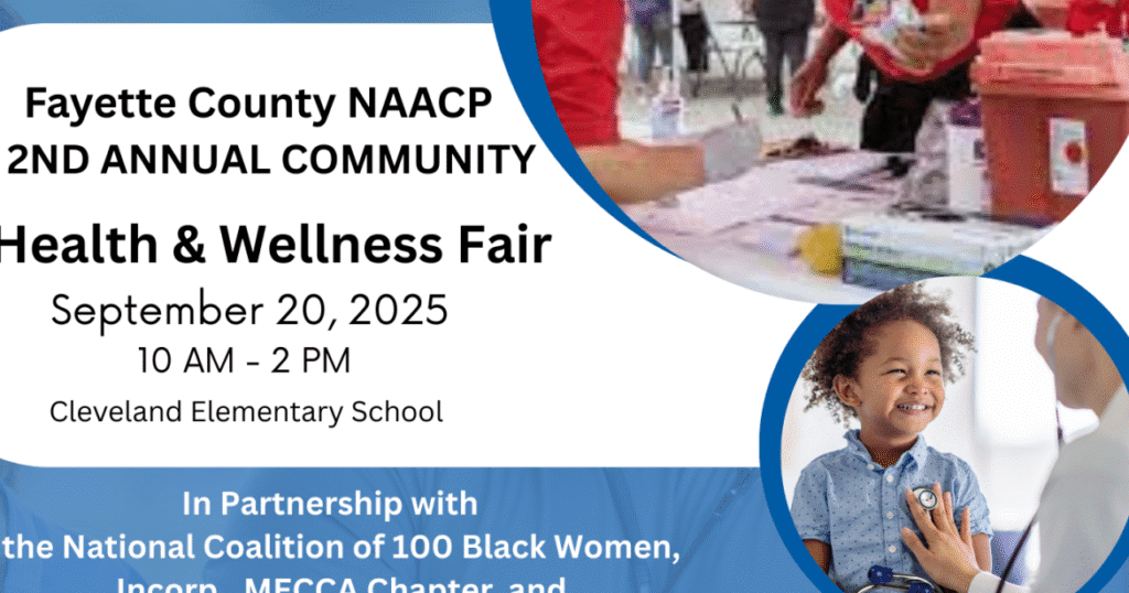 fayette-news.netFayette NAACP Announces Second Annual Health FairFayette County NAACP, in partnership with National Coalition of 100 Black Women, Inc., MECCA Chapter, and Cleveland Elementary School will….16 hours ago 68a4d883e49d8.image .png