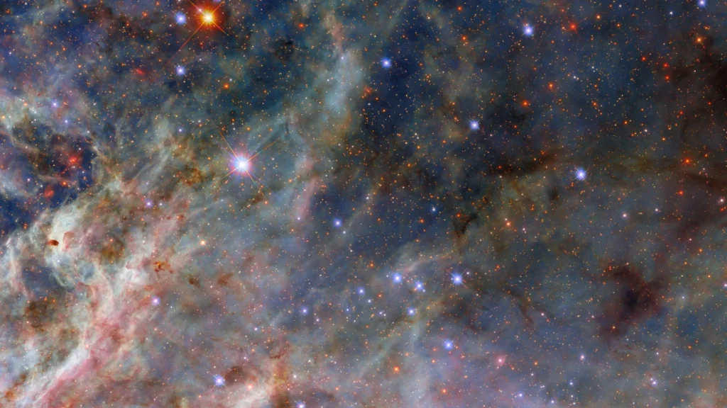 Hubble captures a wild star-birthing storm 160,000 light-years away Tarantula nebula hubble telescope.webp.webp