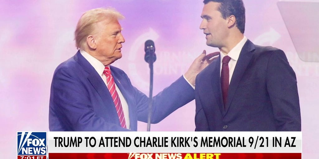 Fox NewsTurning Point USA reveals Charlie Kirk's celebration of life detailsFox News correspondent Garrett Tenney reports on the details of Charlie Kirk's memorial service and the latest on the FBI's investigation of….10 hours ago 1757922018 image.jpg