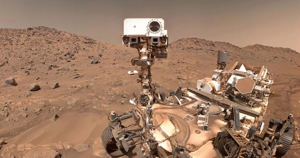NASA says rock sample from Mars has potential ‘biosignature’ of life 250909 mars rover perseverance selfie at cheyava mars vl 425p 53758e.jpg