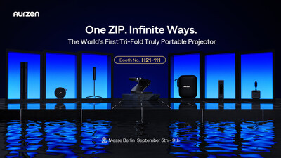 Aurzen Redefines Portable Entertainment with New Projector Lineup for Every Lifestyle at IFA 2025 3dec8d71f894d542fdcba02aabf09b63.jpeg