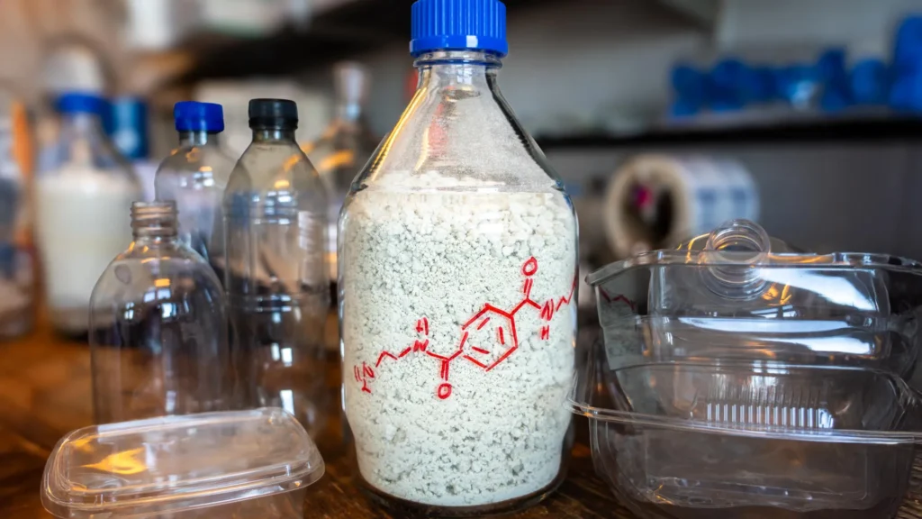 Scientists made plastic that eats carbon Baeta material made by upcycling pet plastic waste.webp.webp