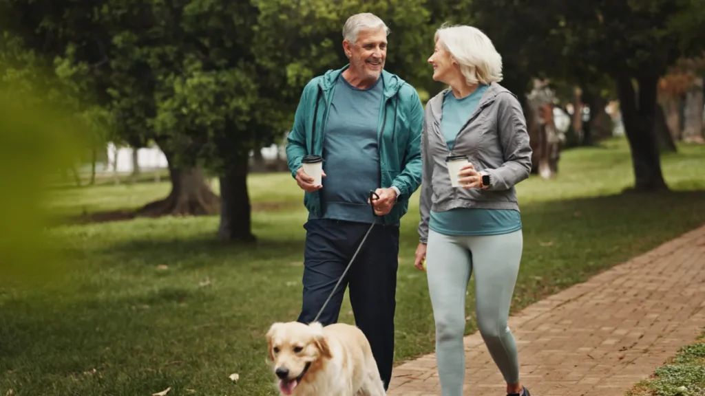 Coffee couple walking dog.webp.webp