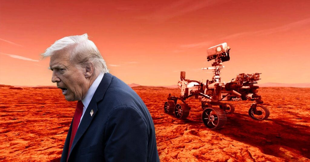 Now That NASA Found Signs of Life on Mars, It’s Clear Trump Made a Massive Error Mars trump.jpg