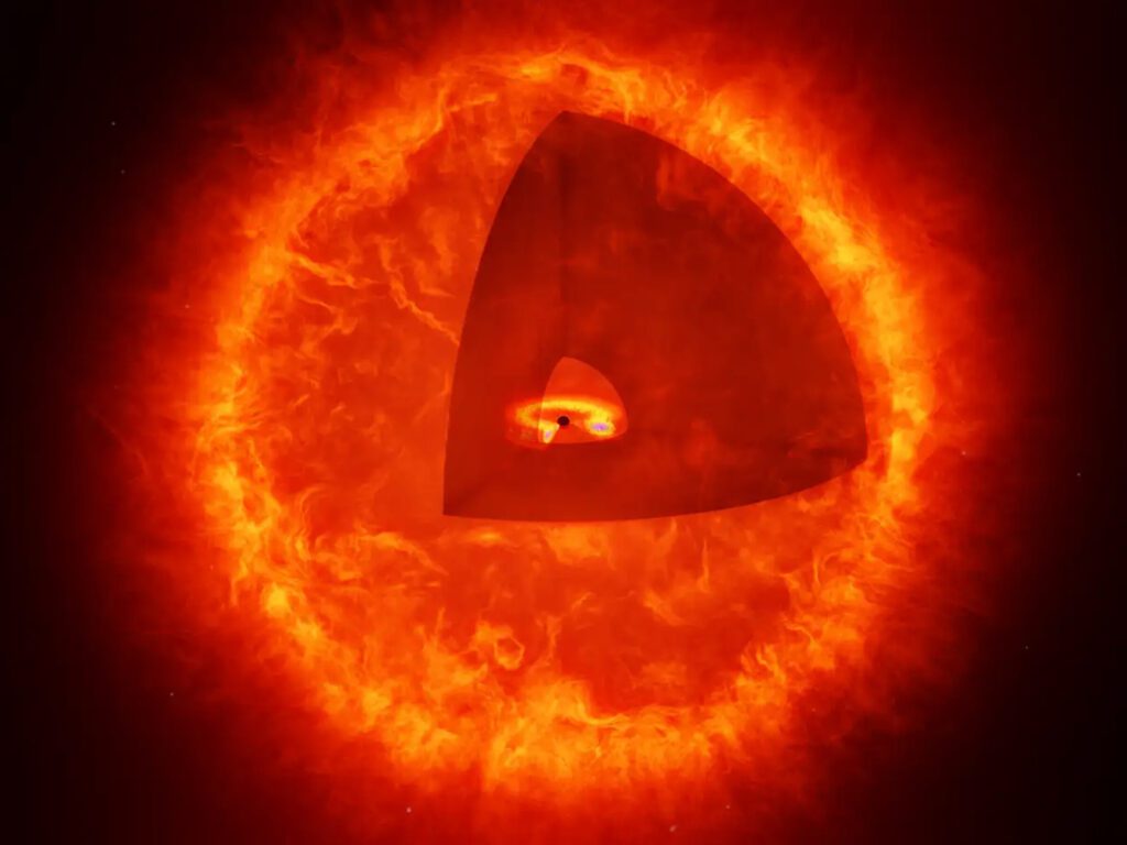 Mysterious ‘red dots’ in early universe may be ‘black hole star’ atmospheres Mysterious red dots in.jpg