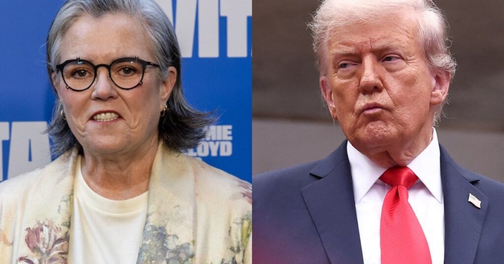 Rosie O’Donnell Says She Did Not Return to U.S. for Daughter’s Graduation Because of Trump Rosie donald.jpg
