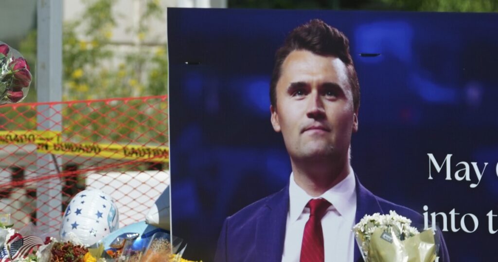 Charlie Kirk celebration of life held at Bear Down Gym on Tuesday night Urlhttps3a2f2fewscripps.brightspotcdn.com2f732f912f545f23454005a74a74328b1a7f062fap25254668.jpeg