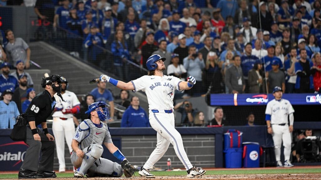 Blue Jays beat Dodgers 11-4 in World Series Game 1 at Rogers Centre Blue jays world series.jpg