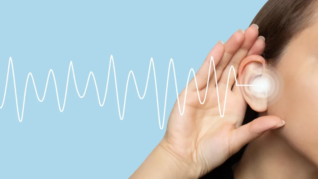Scientists discover a hidden gene mutation that causes deafness—and a way to fix it Deaf hearing restoration hand to ear.webp.webp
