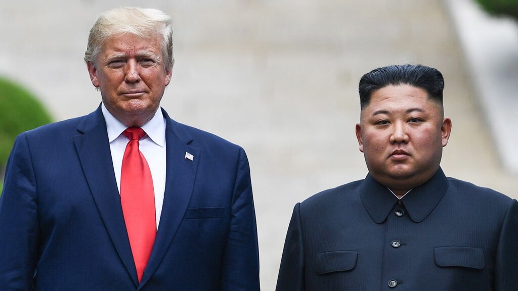 Trump indicates he’d be willing to extend his trip to meet with Kim Jong Un Donald trump kim jong un 2019.jpg