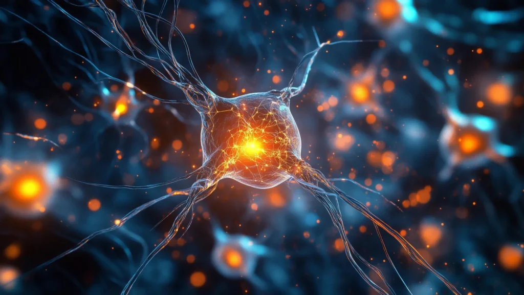 Scientists finally see what sparks Parkinson’s Neuron brain cell spark.webp.webp