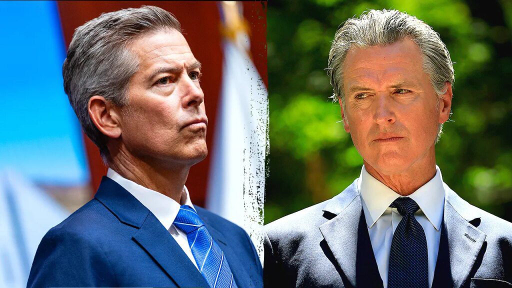 Transportation chief blames Newsom for deadly California freeway crash Sean duffy gavin newsom fox news.jpg