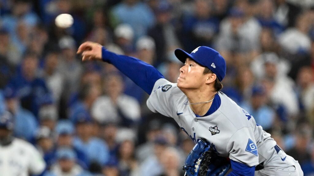 Dodgers tie World Series 1-1 behind Yamamoto’s complete game victory Yamamoto cg.jpg