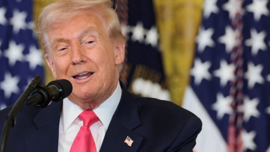 Trump asks DOJ to probe Jeffrey Epstein dealings with Clinton, JPMorgan 108225673 17630631642025 11 13t193851z 1073325659 rc2uvhaor2s8 rtrmadp 0 usa trump.jpeg