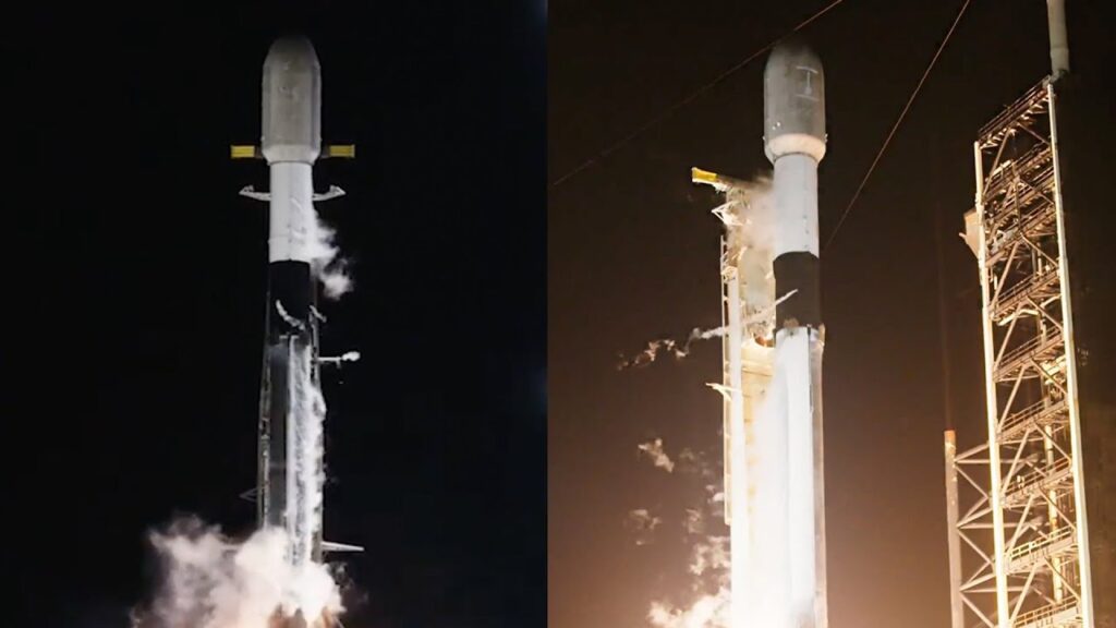 YouTube · VideoFromSpaceBlastoffs! SpaceX launches Starlink satellites twice in less than 4 hoursA SpaceX Falcon 9 launched 29 Starlinks from Cape Canaveral Space Force Station on Nov. 14, 2025 at 10:08 p.m. EST. About 4 hours later,….1 day ago 1763346262 maxresdefault.jpg
