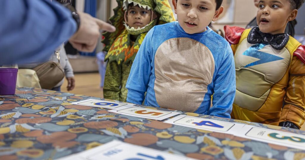 Santa Fe New MexicanEmbracing 'productive struggle': César Chávez Elementary parents dive into the new way kids are learning mathABOVE: Second grader Apolonio Bernal, center, puzzles through a counting exercise during a “Fall in Love with Math” event at César Chávez Elementary School,….1 day ago 6904edda3fae2.image .jpg