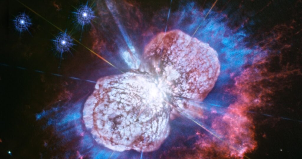 Cosmic Fireworks in Ultraviolet Eta Carinae Nebula.jpg