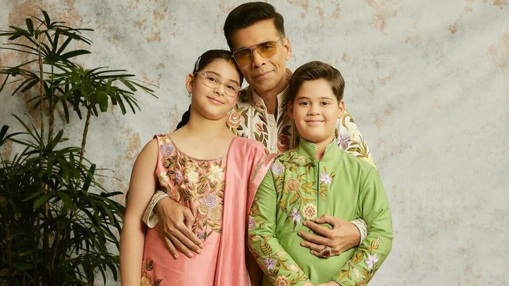 ‘I get paranoid that my kids would gain weight’: Karan Johar says he was bullied as a child and how it affects the way he parents his twins Yash and Roohi | Lifestyle News Karan Johar with his children.jpg