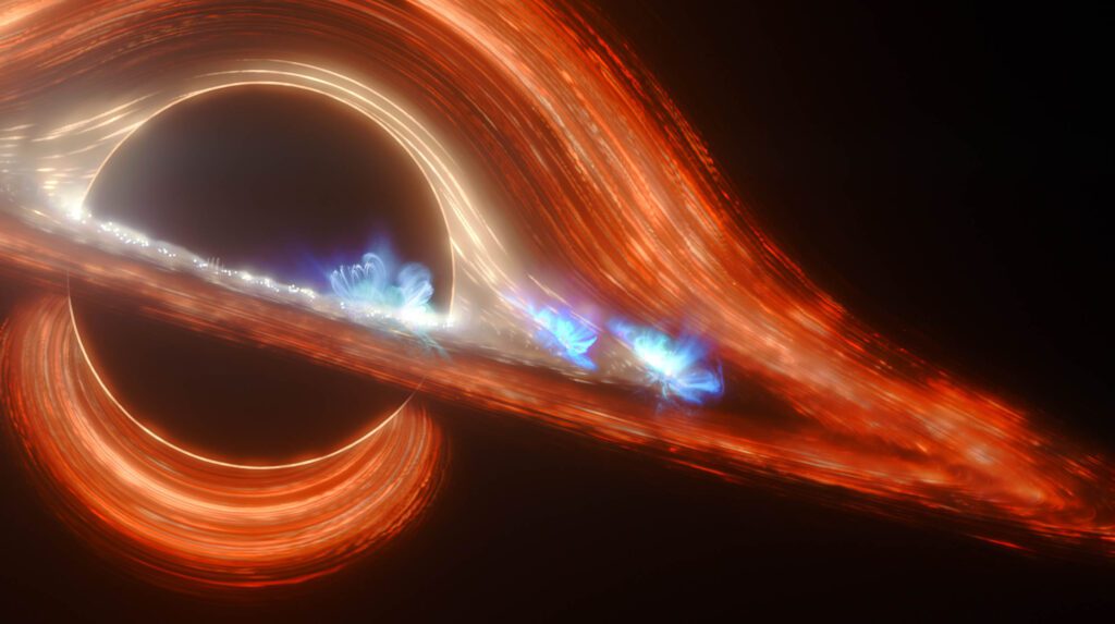 NASA captures the violent area around the Milky Way’s black hole Milky Ways black hole SGR A mystery violent cosmic flares NASA 1m.jpg