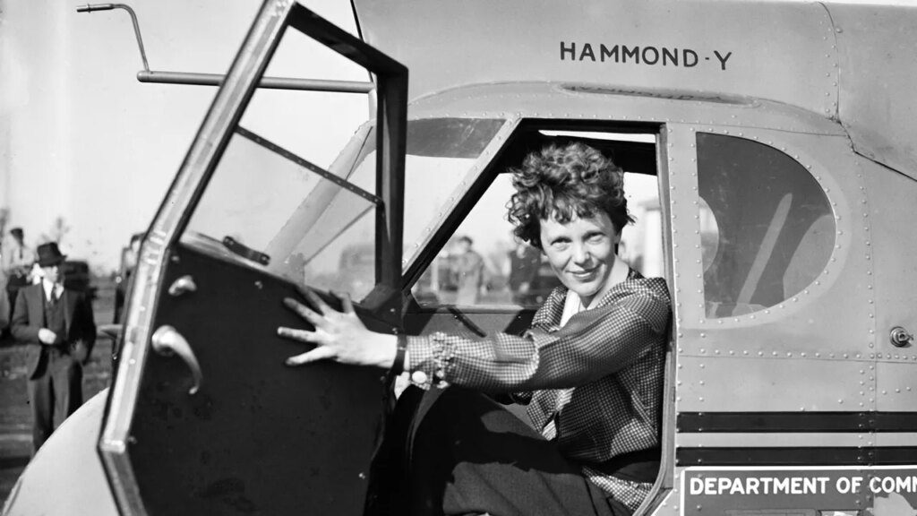 An Amelia Earhart search expedition to Nikumaroro Island is delayed until 2026 Amelia earhart in plane fox news.jpg