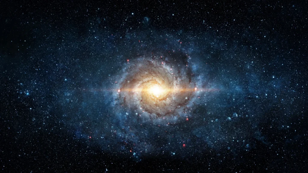 AI creates the first 100-billion-star Milky Way simulation Beautiful spiral galaxy.webp.webp