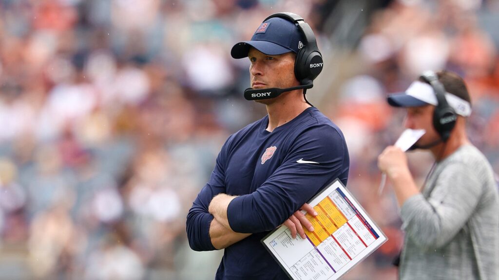NFL news: Bears’ Ben Johnson supports Mike Tomlin’s handling of Ramsey-Chase controversy Ben johnson sideline 91825.jpg