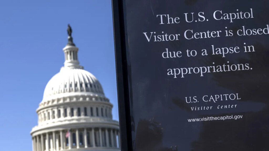 37-day government shutdown sees bipartisan efforts for breakthrough deal Capitol dome shutdown 3.jpg